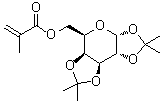 structure of CAS# 2715-36-8, Diisopropylidenegalactose 6-methacrylate
