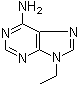 structure of CAS# 2715-68-6, 9-Ethyladenine