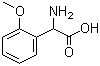 alpha-氨基-2-甲氧基苯乙酸分子结构 (CAS 271583-17-6)