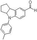CAS # 273220-35-2, 4-(4-Methylphenyl)-1,2,3,3a,4,8b-hexahydrocyclopent[b]indole-7-carboxaldehyde