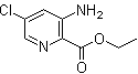 structure of CAS# 27330-35-4, 3-氨基-5-氯-2-吡啶羧酸乙酯