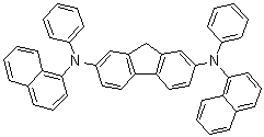 N2,N7-二-1-萘基-N2,N7-二苯基-9H-芴-2,7-二胺分子结构 (CAS 273381-61-6)