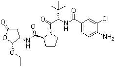 VX 765分子结构 (CAS 273404-37-8)