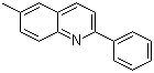 structure of CAS# 27356-46-3, 2-苯基-6-甲基喹啉