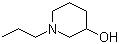 1-丙基-3-哌啶醇分子结构 (CAS 27361-79-1)