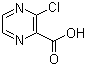 2-氯吡嗪-3-羧酸分子结构 (CAS 27398-39-6)