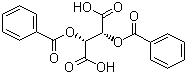 L-(-)-二苯甲酰酒石酸分子结构 (CAS 2743-38-6)