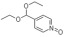 CAS # 27443-46-5, 4-(Diethoxymethyl)pyridine 1-oxide, Isonicotinaldehyde diethyl acetal 1-oxide