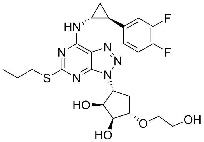 替卡格雷分子结构 (CAS 274693-27-5)