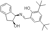 (1R,2S)-1-(3,5-二叔丁基-2-羟基苯亚甲胺)-2-茚醇分子结构 (CAS 275374-67-9)