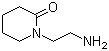 1-(2-氨乙基)-2-哌啶酮分子结构 (CAS 27578-61-6)