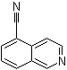 structure of CAS# 27655-41-0, 5-Isoquinolinecarbonitrile