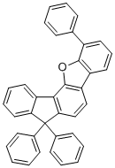 1,7,7-三苯基芴[4,3-b][1]苯并呋喃分子结构 (CAS 2766755-20-6)