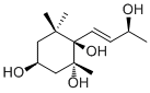 巨豆-7-烯-3,5,6,9-四醇分子结构 (CAS 276870-26-9)