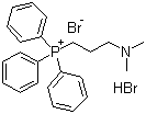 [3-(二甲基氨基)丙基]三苯基磷溴化物氢溴酸盐分子结构 (CAS 27710-82-3)