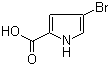 structure of CAS# 27746-02-7, 4-溴吡咯-2-羧酸