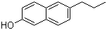 structure of CAS# 2776-56-9, 6-Propyl-2-naphthol