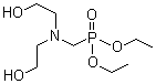 structure of CAS# 2781-11-5, Diethyl bis(2-hydroxyethyl)aminomethylphosphonate
