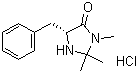 (5S)-(-)-2,2,3-三甲基-5-苄基-4-咪唑啉酮单盐酸盐分子结构 (CAS 278173-23-2)