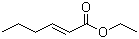 CAS # 27829-72-7, Ethyl (E)-hex-2-enoate, trans-2-Hexenoic acid ethyl ester