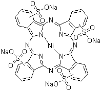 structure of CAS# 27835-99-0, 四磺化酞菁镍钠盐