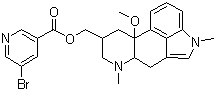 尼麦角林分子结构 (CAS 27848-84-6)