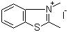 CAS # 2785-06-0, 2,3-Dimethylbenzothiazolium iodide, N-Methyl-2-methylbenzothiazolium iodide