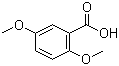 structure of CAS# 2785-98-0, 2,5-二甲氧基苯甲酸