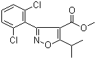 3-(2,6-二氯苯基)-5-异丙基异恶唑-4-甲酸甲酯分子结构 (CAS 278597-28-7)