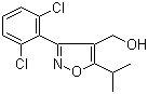 [3-(2,6-二氯苯基)-5-异丙基异恶唑-4-基]甲醇分子结构 (CAS 278597-30-1)