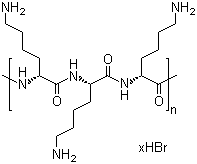 structure of CAS# 27964-99-4, 多聚-D-赖氨酸氢溴酸盐