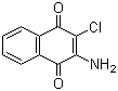 structure of CAS# 2797-51-5, 2-氨基-3-氯-1,4-萘醌