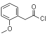 CAS # 28033-63-8, 2-Methoxybenzeneacetyl chloride, 2-(2-Methoxyphenyl)acetyl chloride, o-Methoxyphenylacetyl chloride