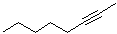 structure of CAS# 2809-67-8, 2-辛炔