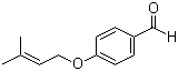 structure of CAS# 28090-12-2, 4'-(3-甲基-2-丁烯氧基)苯甲醛