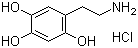 structure of CAS# 28094-15-7, 5-(2-Aminoethyl)-1,2,4-benzenetriol hydrochloride