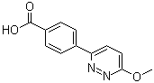 structure of CAS# 281232-88-0, 4-(6-Methoxypyridazin-3-yl)benzoic acid