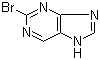 2-溴嘌呤分子结构 (CAS 28128-15-6)