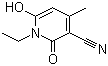 1-乙基-6-羟基-4-甲基-2-氧代-1,2-二氢-3-吡啶腈分子结构 (CAS 28141-13-1)