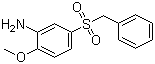 2-甲氧基-5-苯甲磺酰基苯胺分子结构 (CAS 2815-50-1)