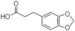 structure of CAS# 2815-95-4, 1,3-Benzodioxole-5-propanoic acid