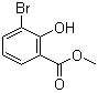 structure of CAS# 28165-45-9, 3-Bromo-2-hydroxybenzoic acid methyl ester