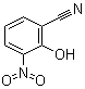 structure of CAS# 28177-79-9, 2-Hydroxy-3-nitrobenzonitrile