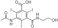 structure of CAS# 28179-44-4, 碘羟拉酸