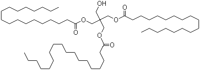 季戊四醇三硬酯酸酯分子结构 (CAS 28188-24-1)