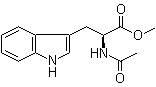 structure of CAS# 2824-57-9, N-乙酰基-L-色氨酸甲酯