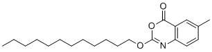 CAS 登录号：282526-87-8, 2-(十二烷氧基)-6-甲基-4H-苯并[d][1,3]恶嗪-4-酮
