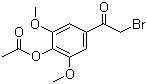 CAS 登录号：28294-48-6, 4-(2-溴乙酰基)-2,6-二甲氧基苯基乙酸酯