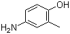 2-甲基-4-氨基苯酚分子结构 (CAS 2835-96-3)