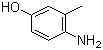 CAS # 2835-99-6, 4-Amino-m-cresol, 4-Amino-3-methylphenol, 2-Amino-5-hydroxytoluene, 4-Hydroxy-2-methylaniline